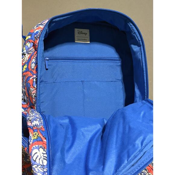 Vera Bradley Disney Stitch Monstera Paisley Large Backpack Bag Travel EXACT main image 12